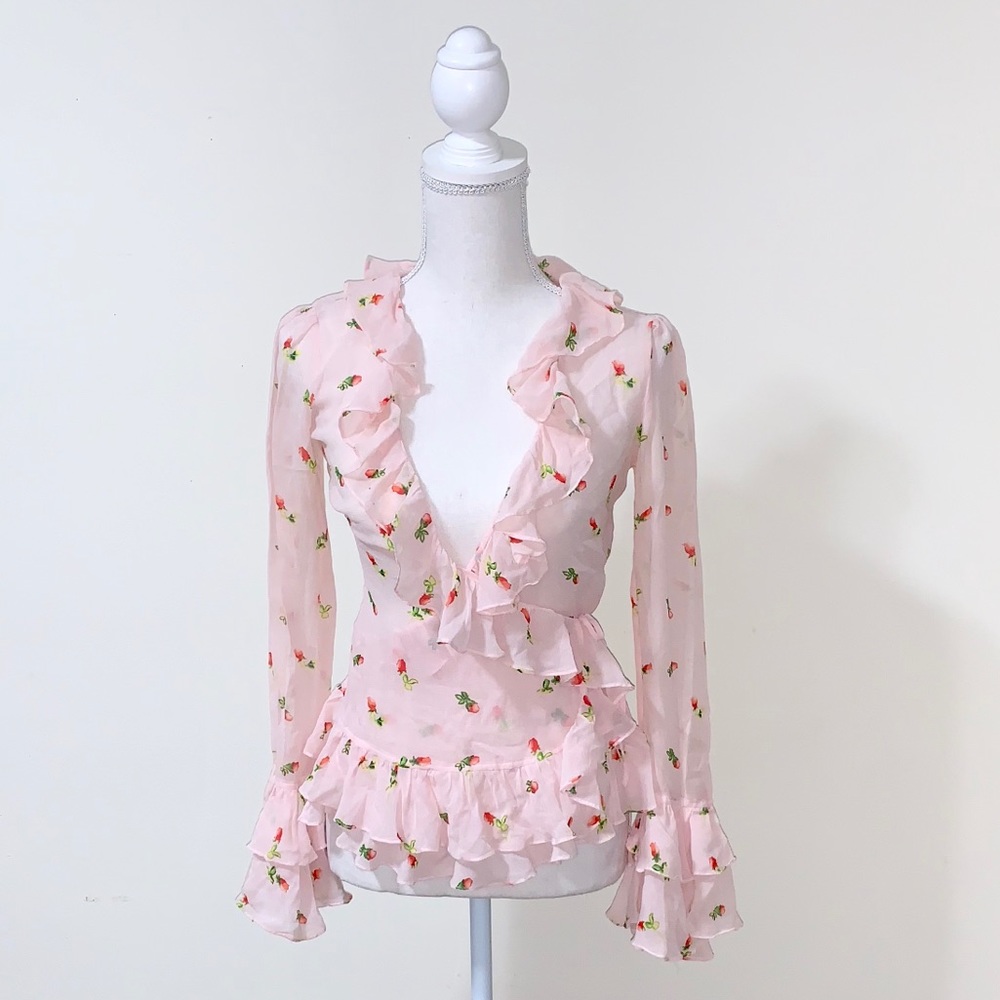 Mods international flower 🌹 blouse